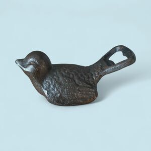 Cast Iron Sparrow Bird Bottle Opener: Vintage Bar Decor